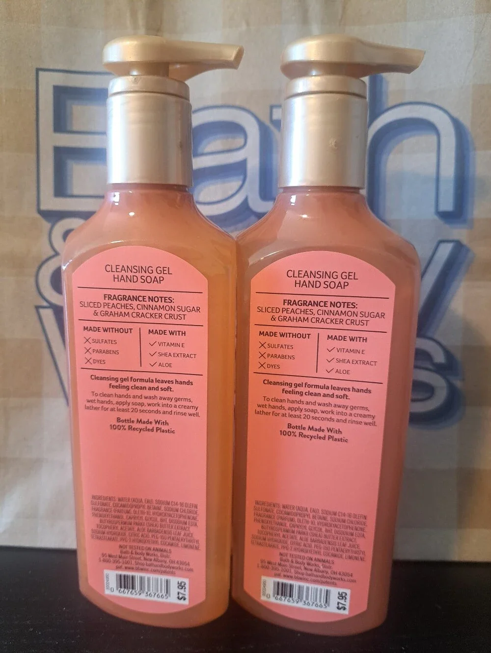 Bath & Body Works spring peach